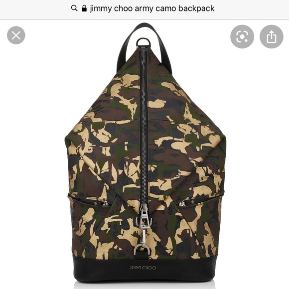 Jimmy Choo Fitzroy brown backpack